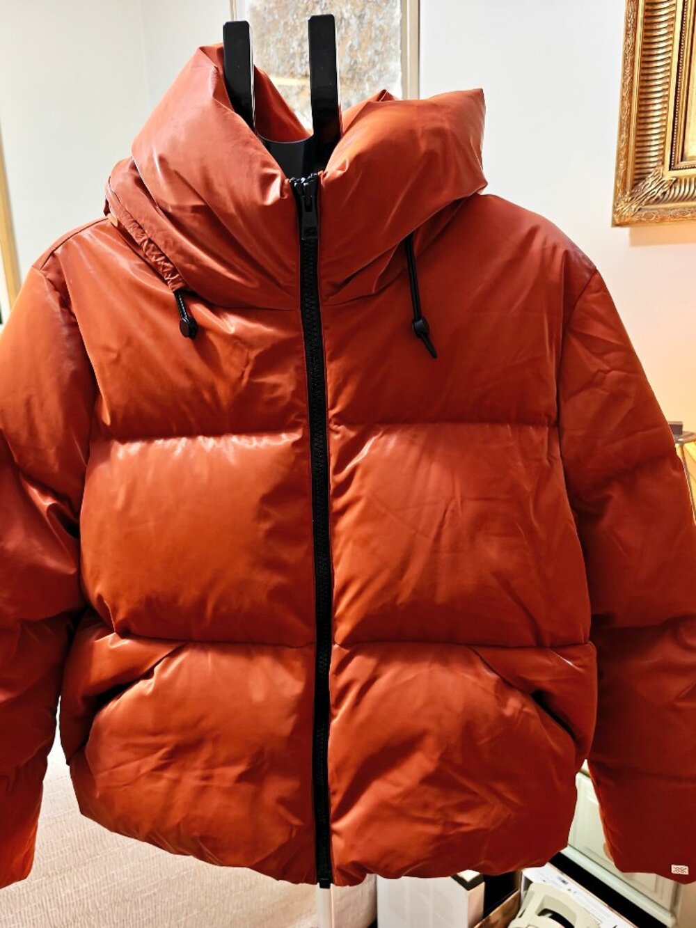 Soia & Kyo Iroh Jacket Shimmer Burnt Orange